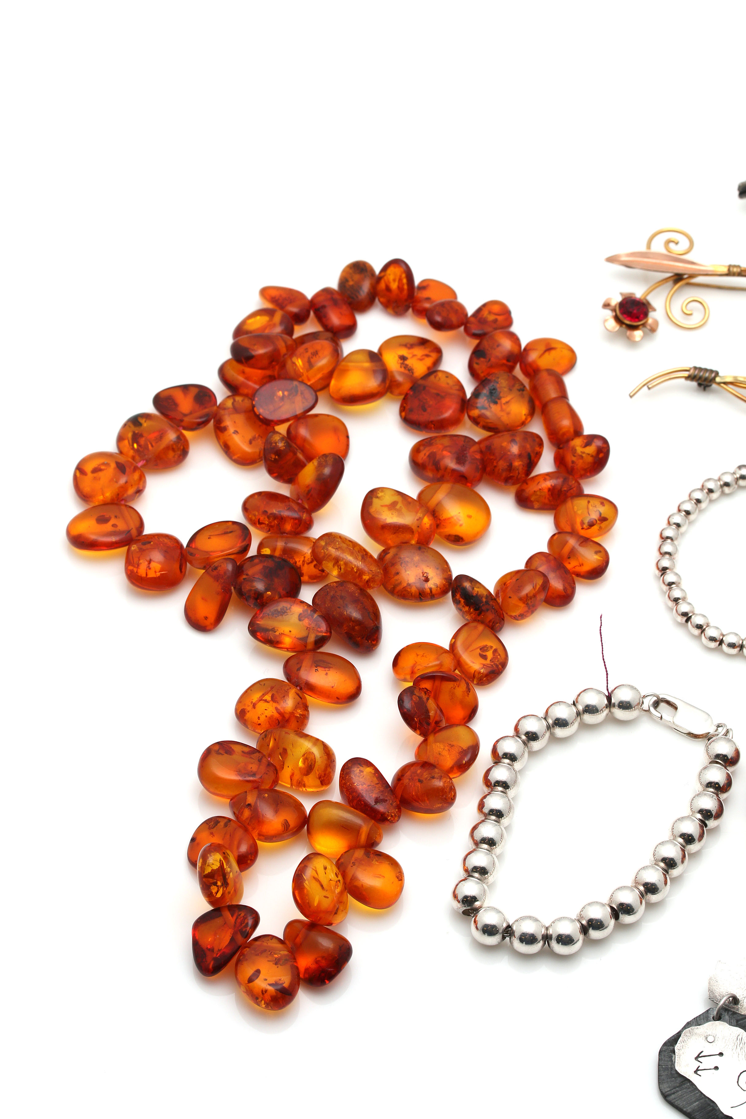 Assorted Sterling Silver and Signed Costume Jewelry