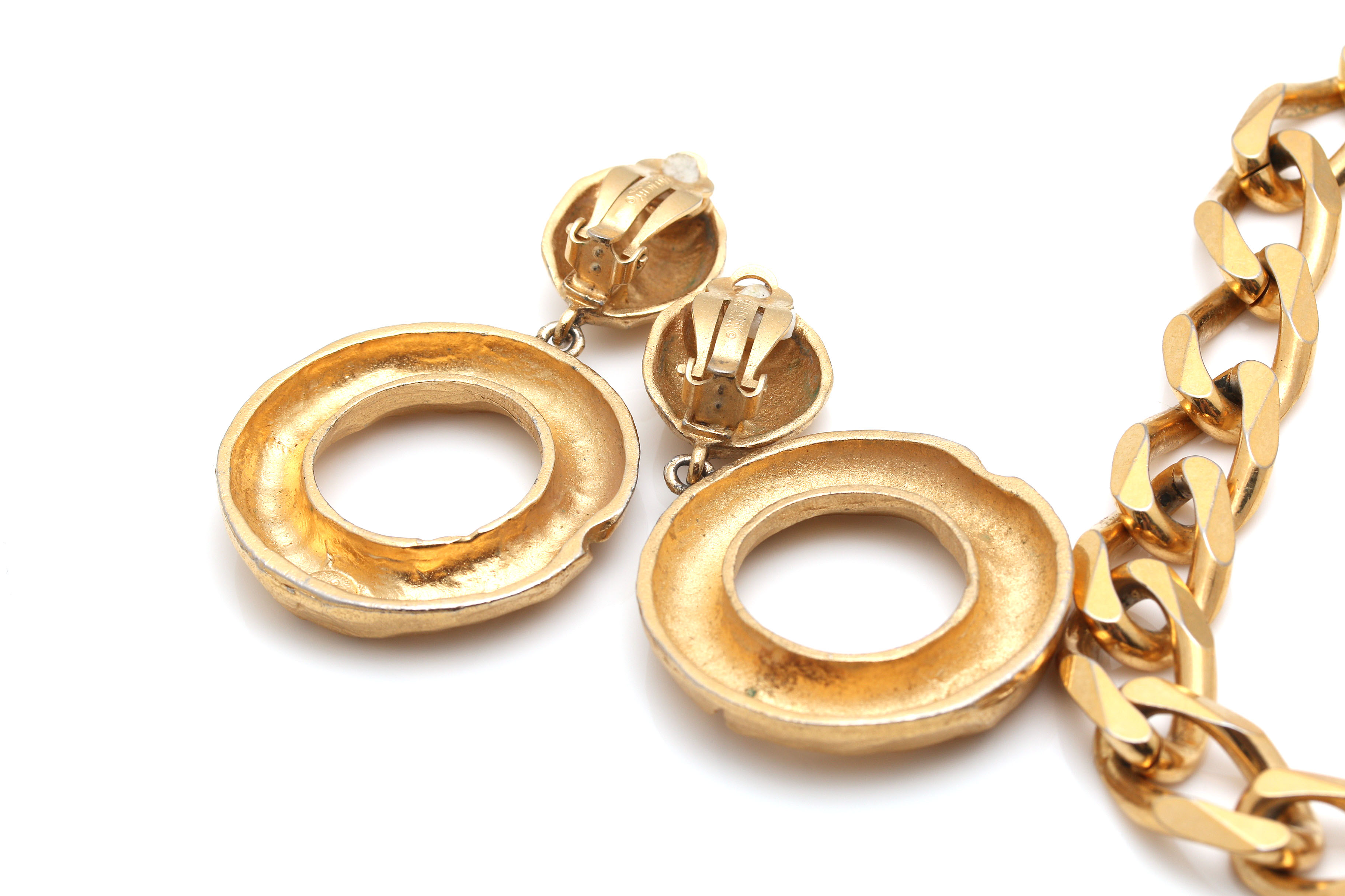 Gold Tone Costume Jewelry Featuring Givenchy and Christian Dior