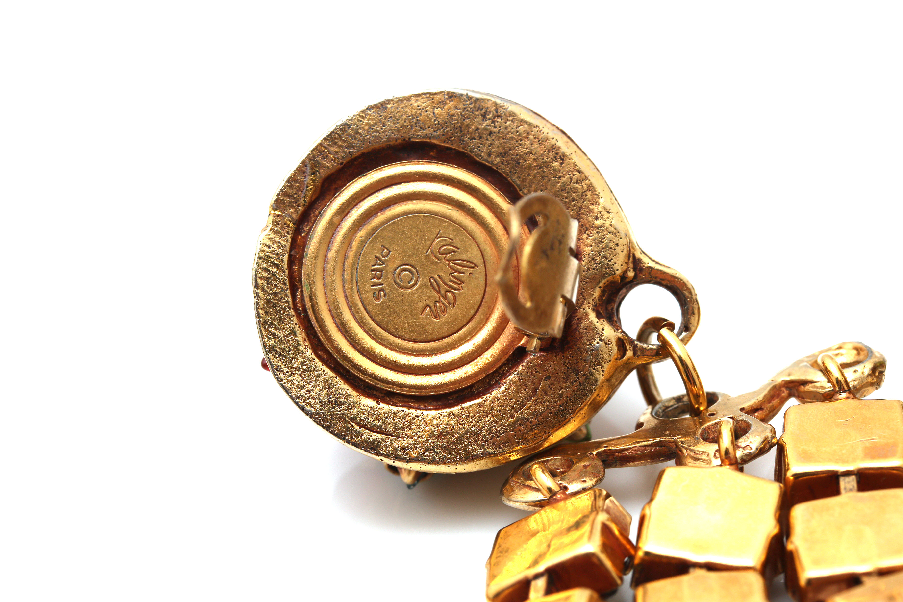 Hobé Necklace and Kalinger Paris Haute Couture Chandelier Earrings