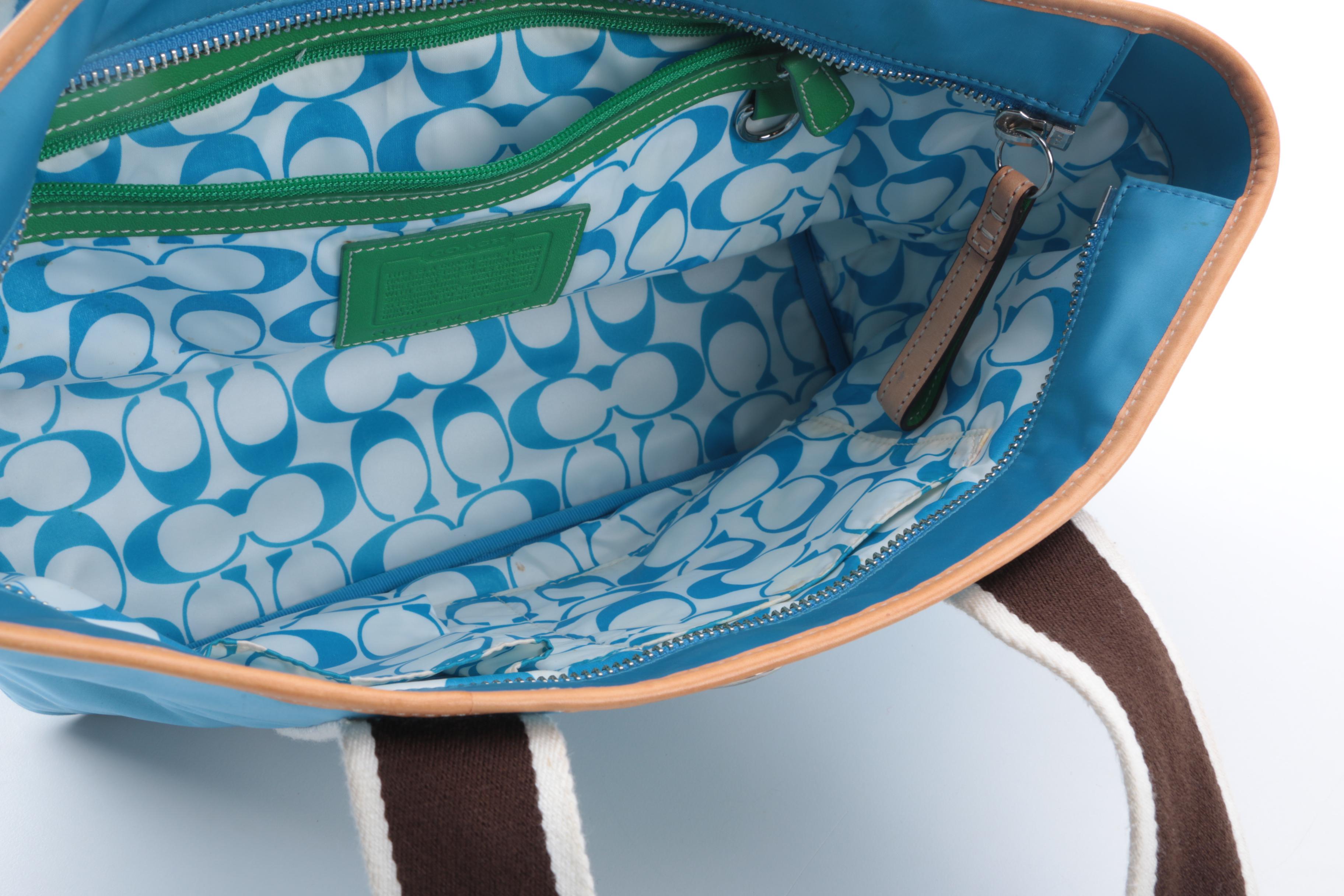 Coach Nylon Tote Bag