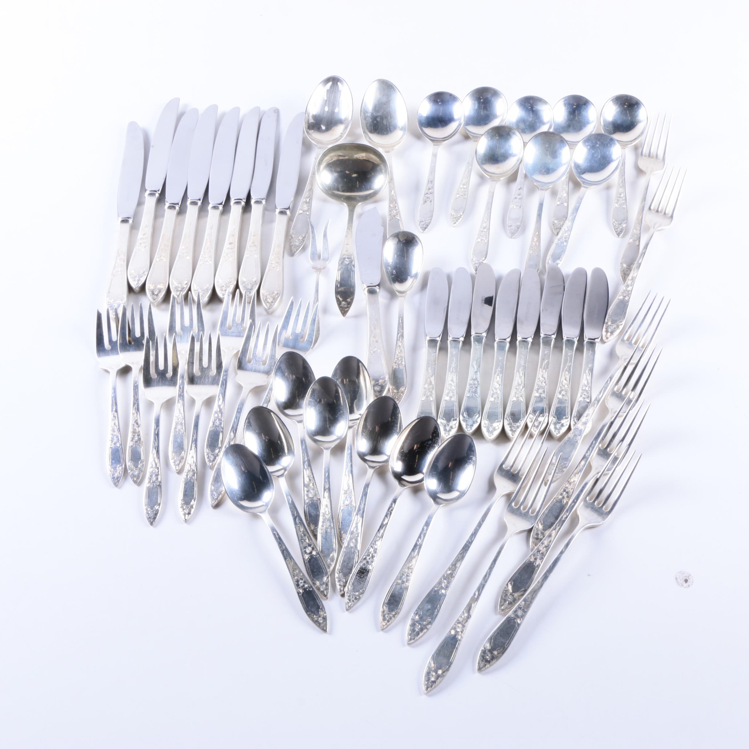 Stieff "Lady Claire" Sterling Silver Flatware Set