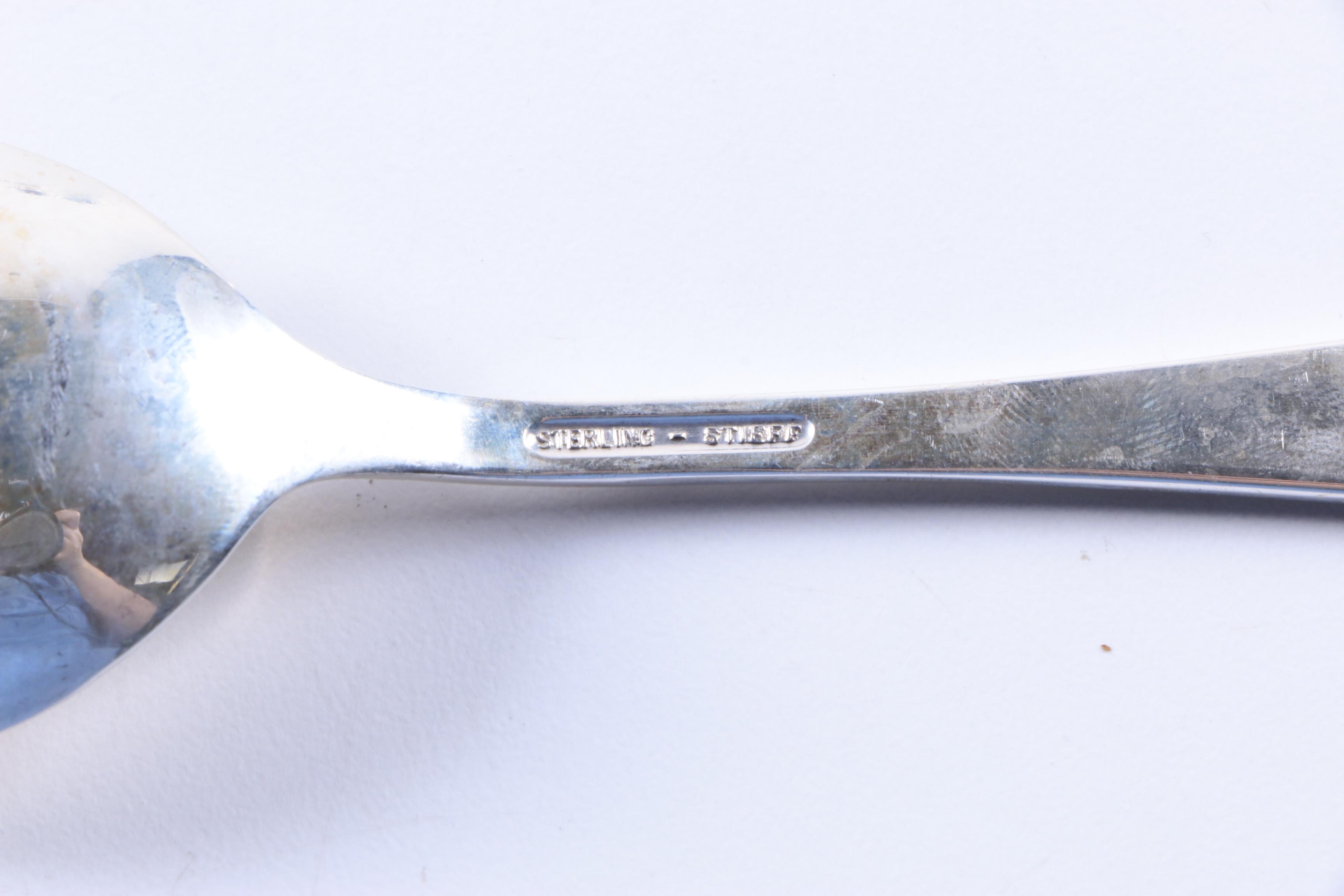 Stieff "Lady Claire" Sterling Silver Flatware Set