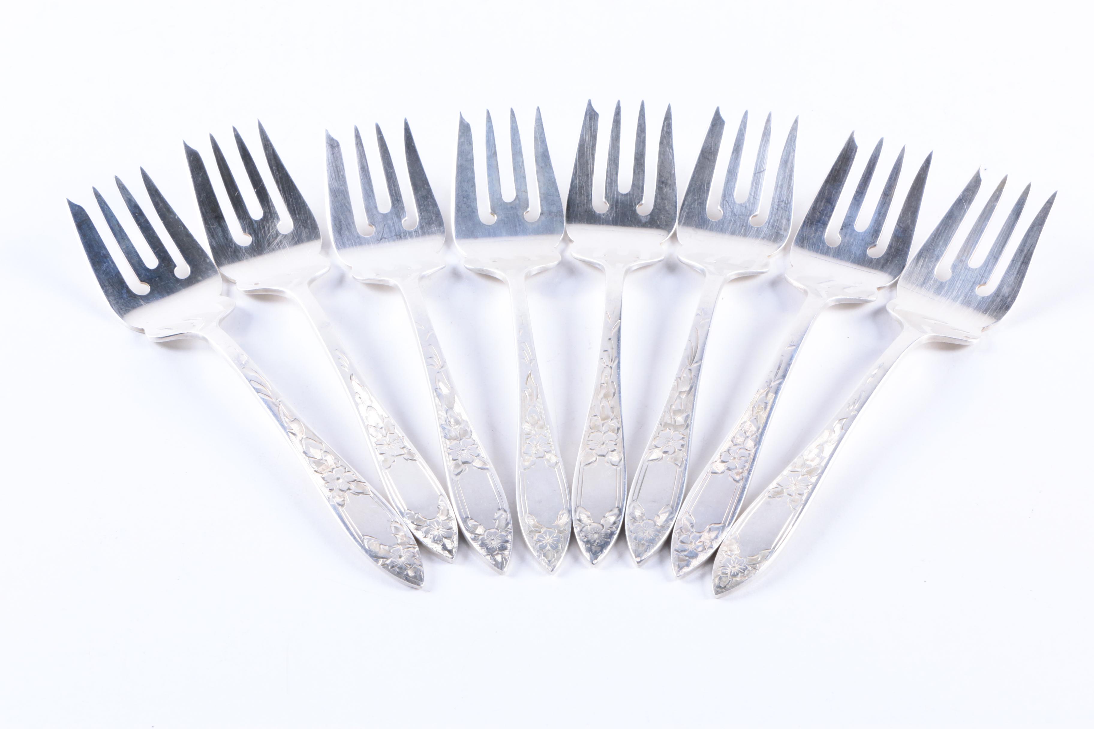 Stieff "Lady Claire" Sterling Silver Flatware Set