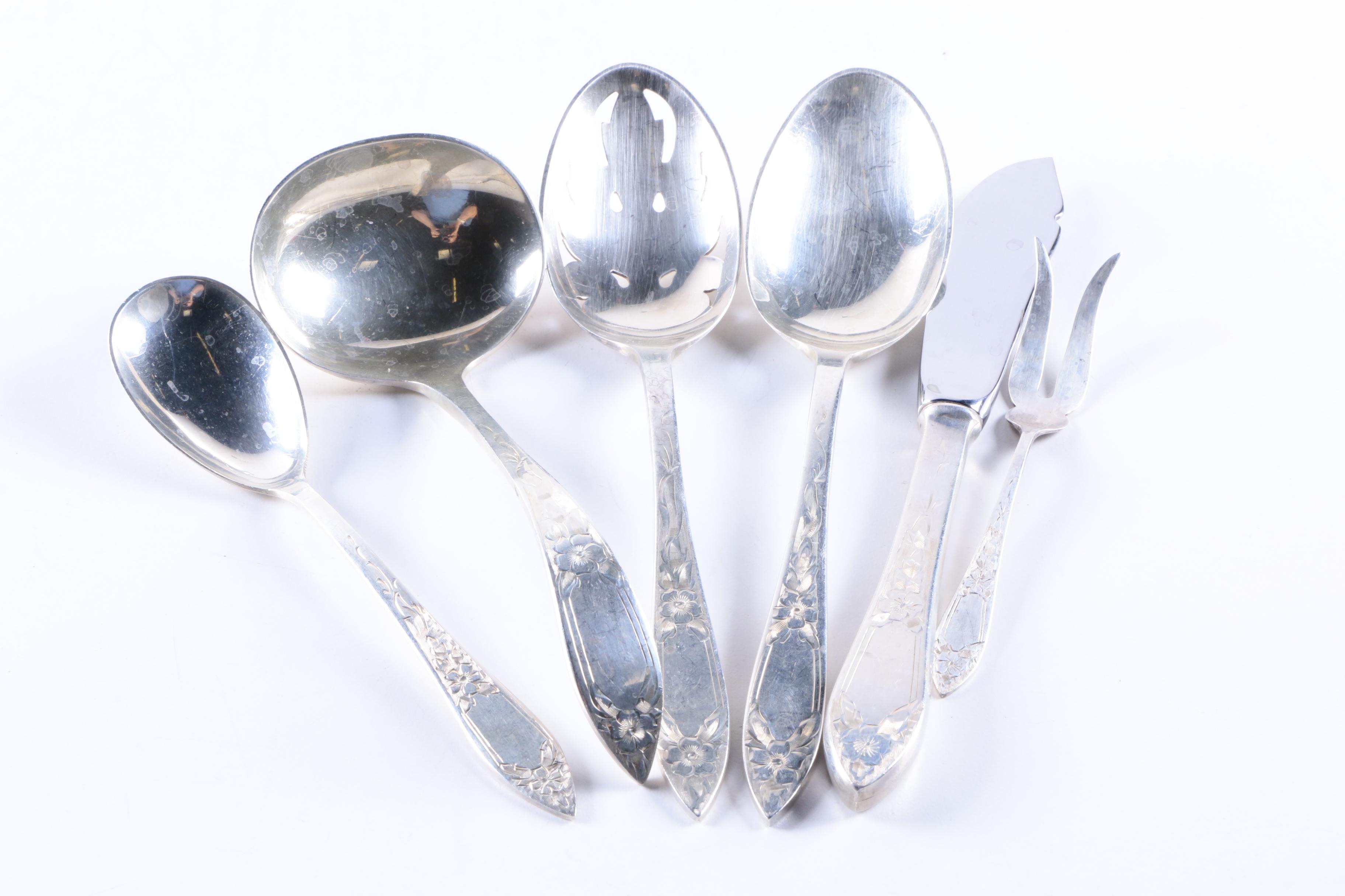 Stieff "Lady Claire" Sterling Silver Flatware Set