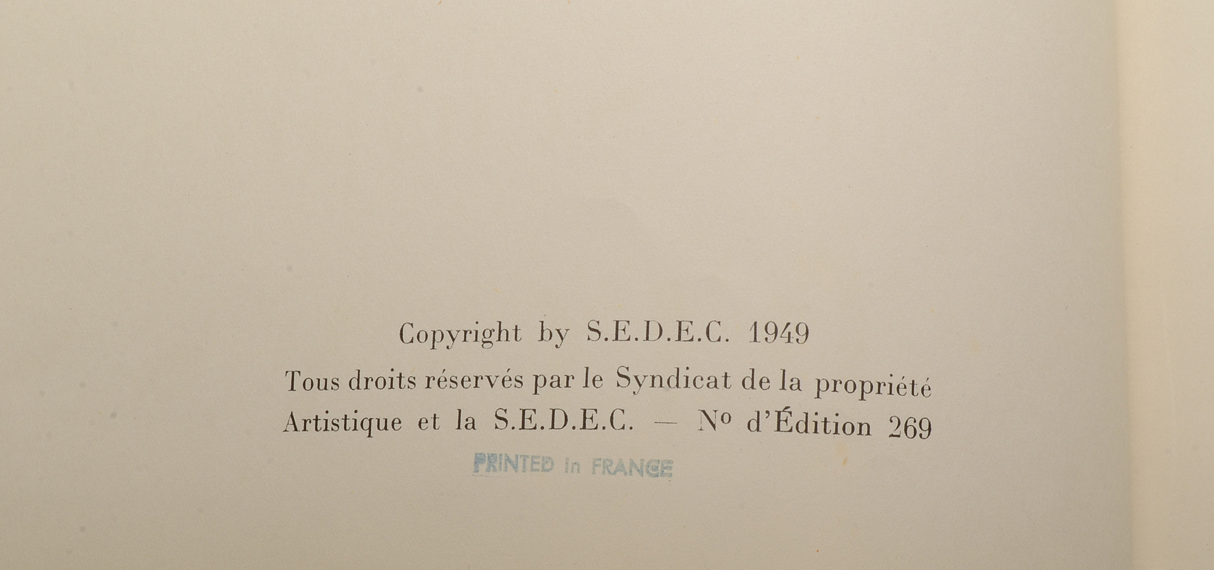 Vintage French Print "Les Sculptures de Picasso" Book