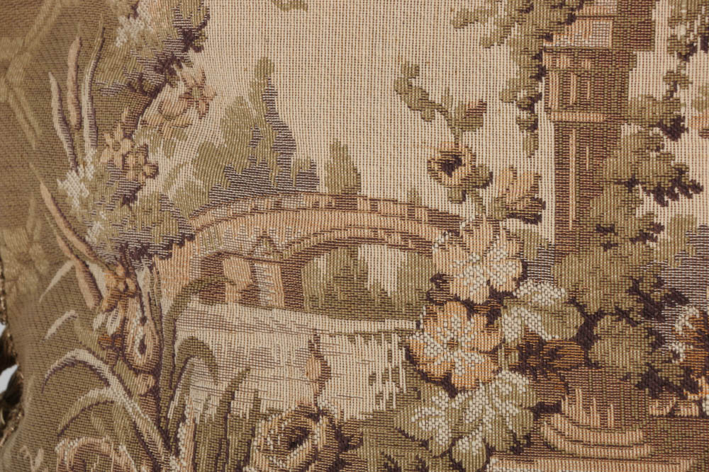 Jacques Lamy Embroidered Throw Pillow