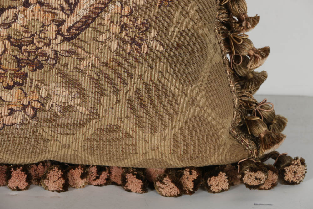 Jacques Lamy Embroidered Throw Pillow