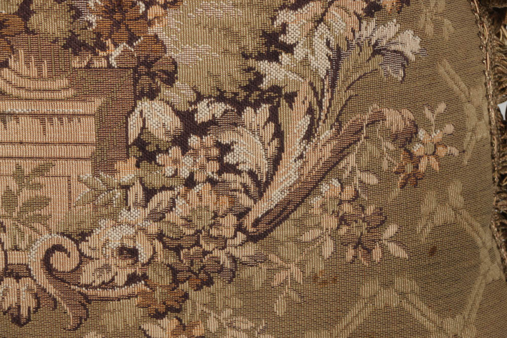 Jacques Lamy Embroidered Throw Pillow