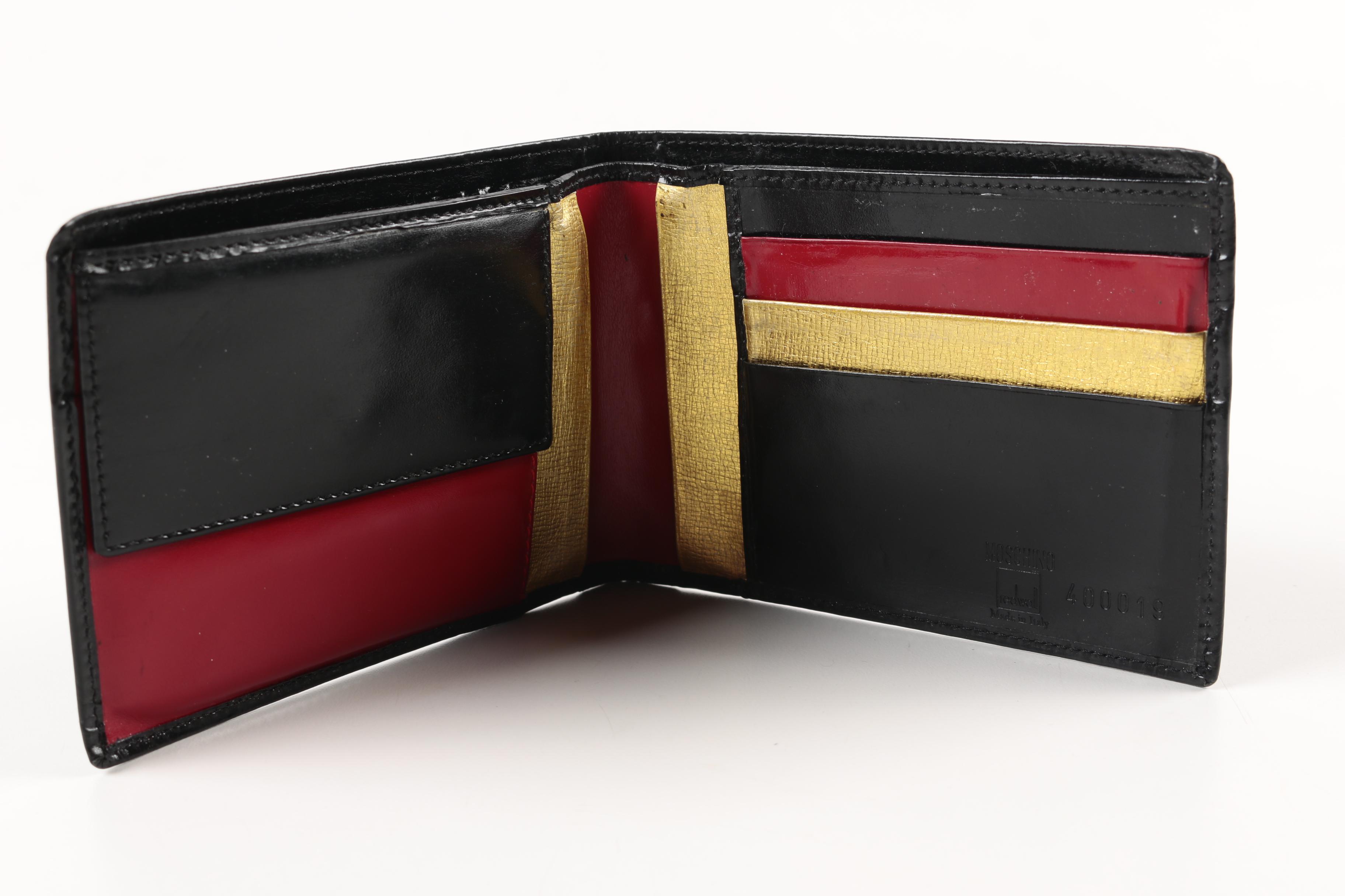 Leather Wallets Including Moschino