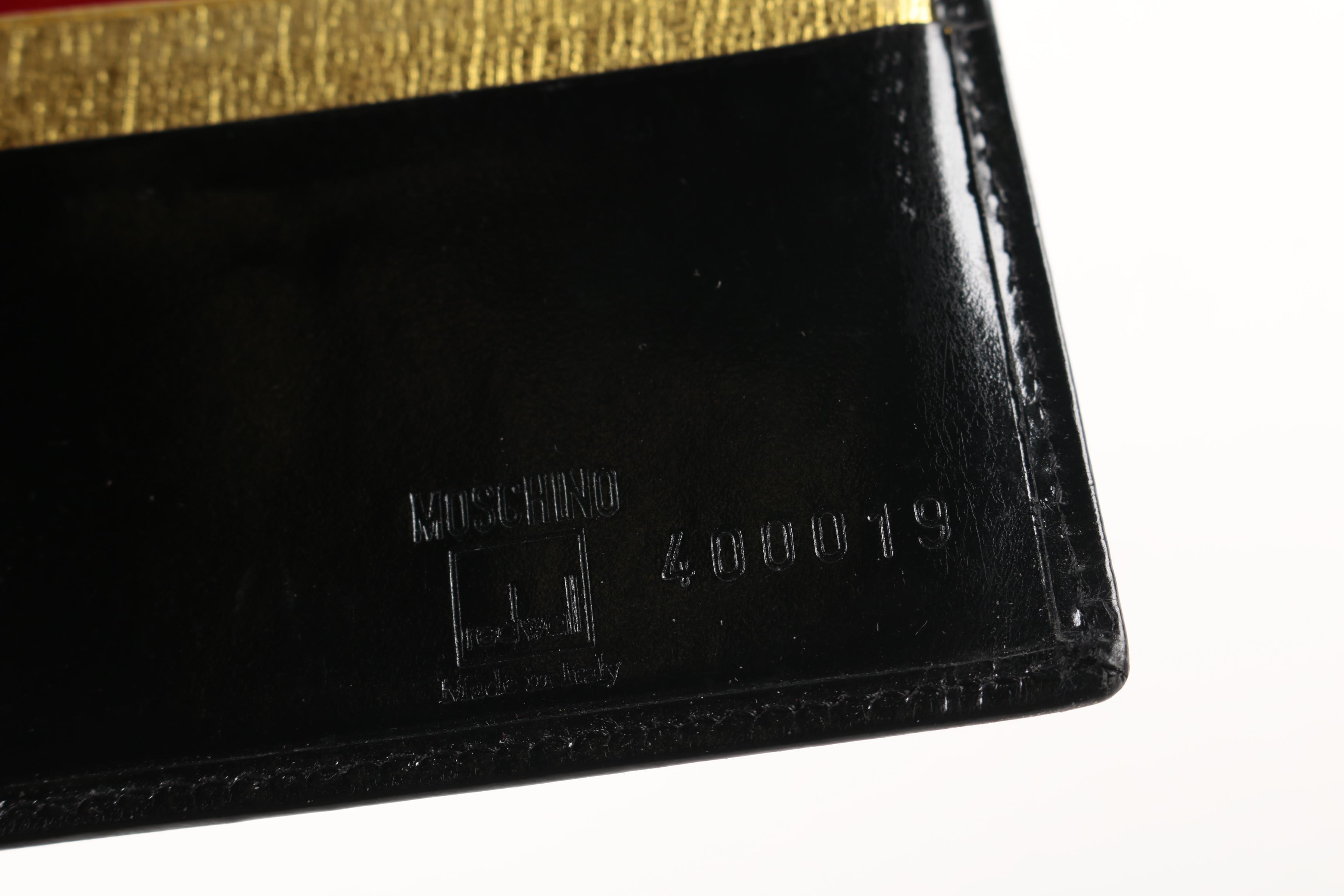 Leather Wallets Including Moschino