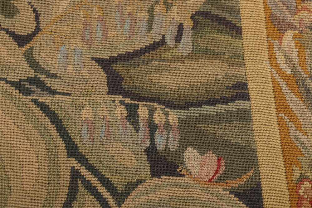 Jacques Lamy Needlepoint Tapestry of a Floral Composition