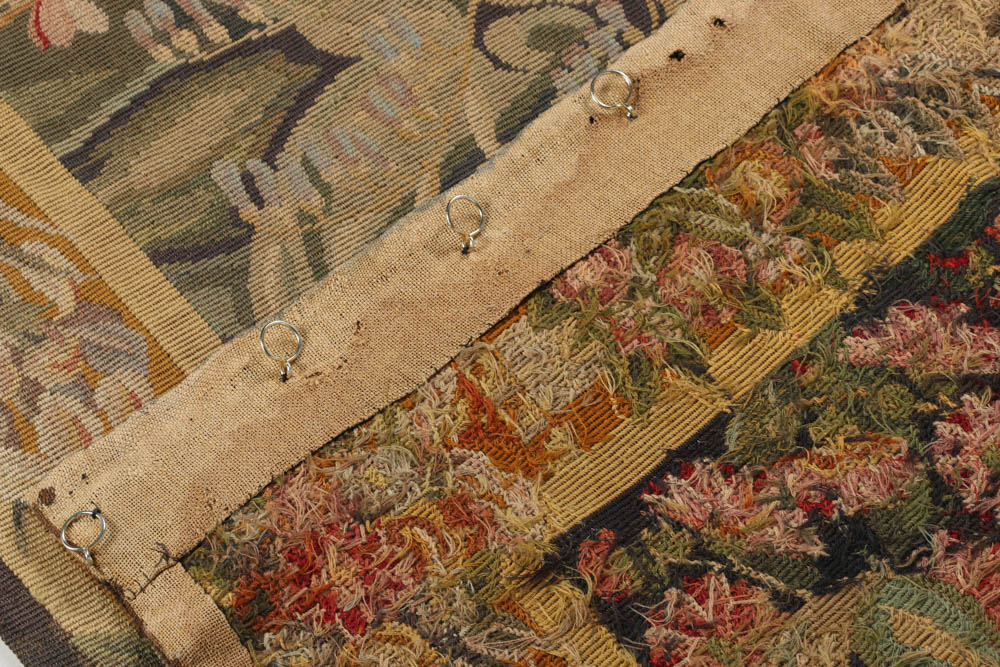 Jacques Lamy Needlepoint Tapestry of a Floral Composition