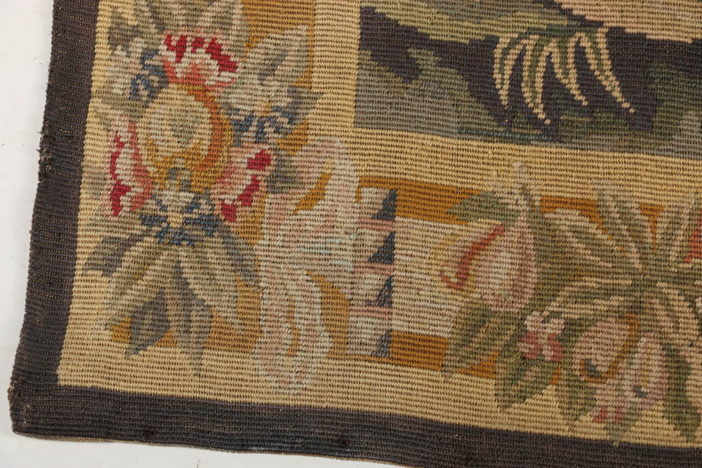 Jacques Lamy Needlepoint Tapestry of a Floral Composition