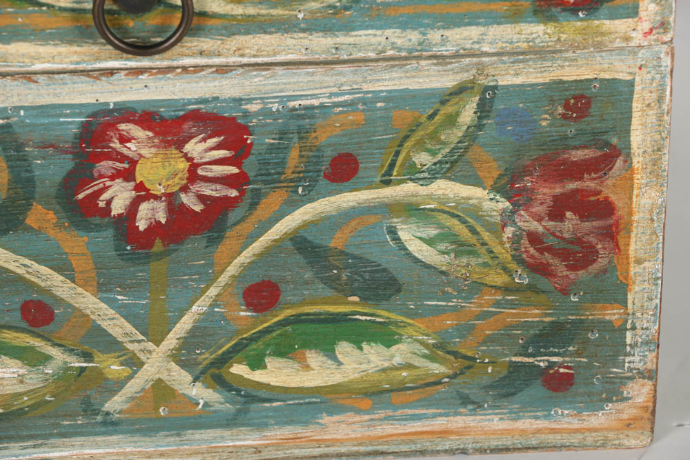 Jacques Lamy Wooden Box with Floral Design