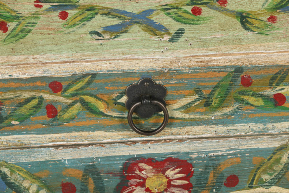 Jacques Lamy Wooden Box with Floral Design