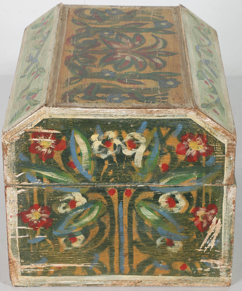 Jacques Lamy Wooden Box with Floral Design