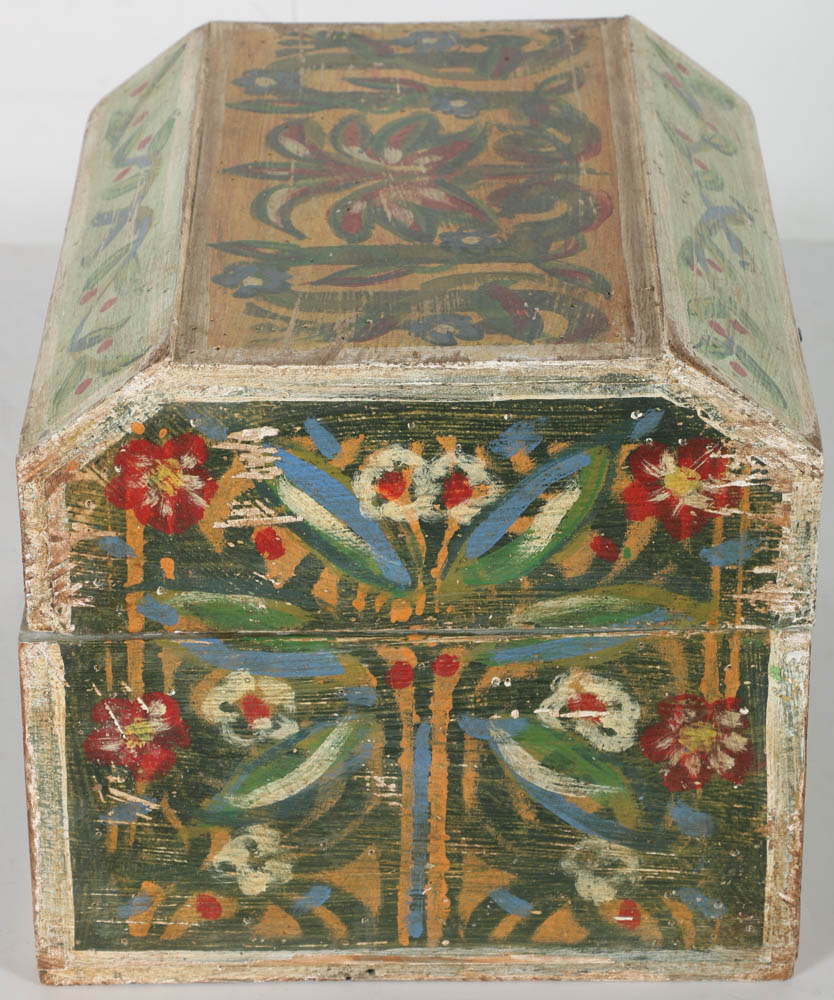 Jacques Lamy Wooden Box with Floral Design
