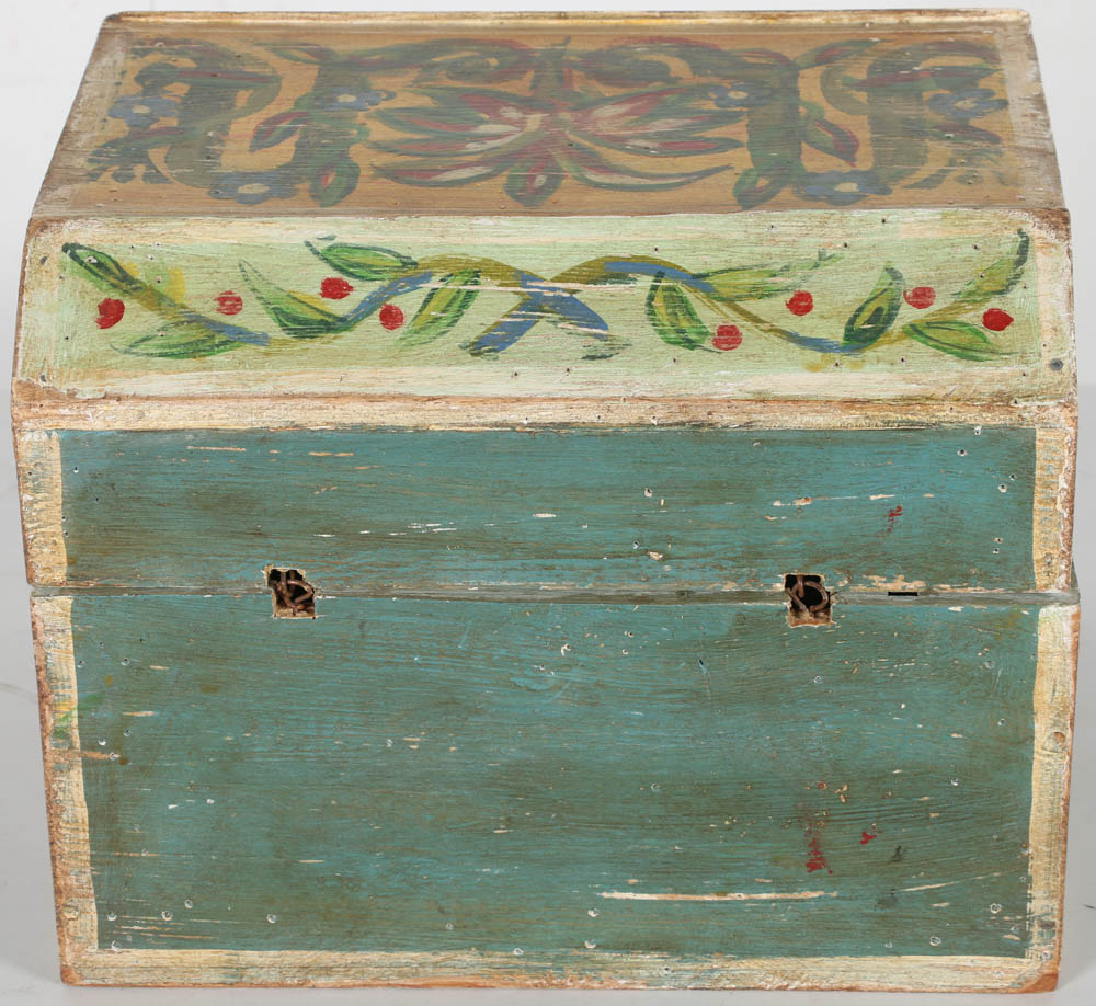 Jacques Lamy Wooden Box with Floral Design