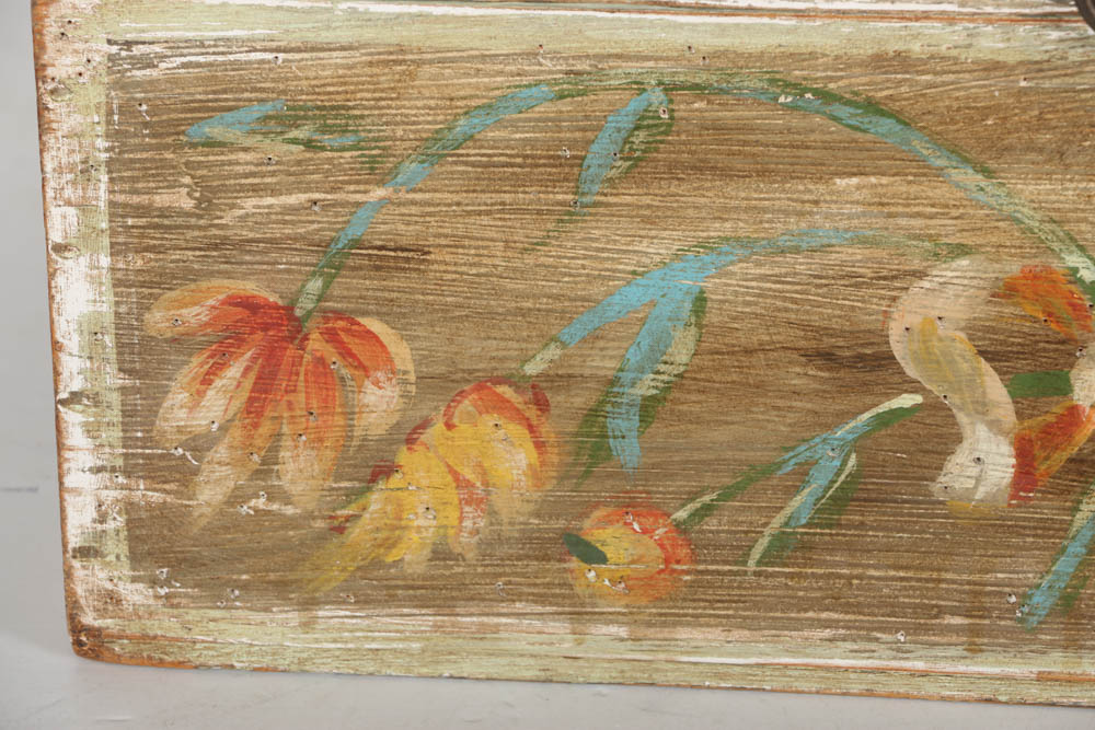 Jacques Lamy Wooden Box with Floral Design