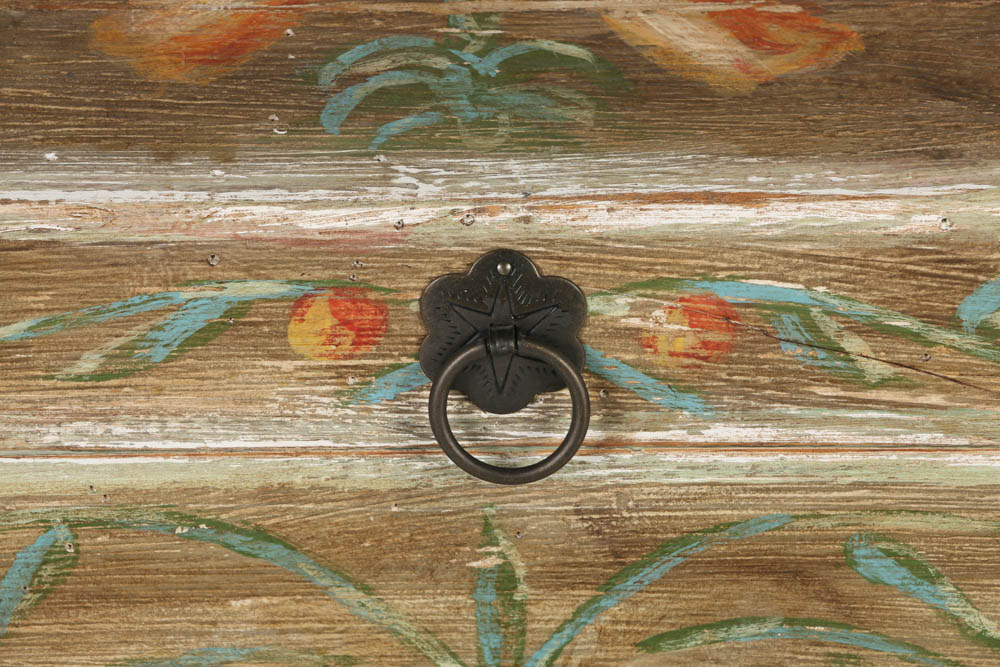 Jacques Lamy Wooden Box with Floral Design