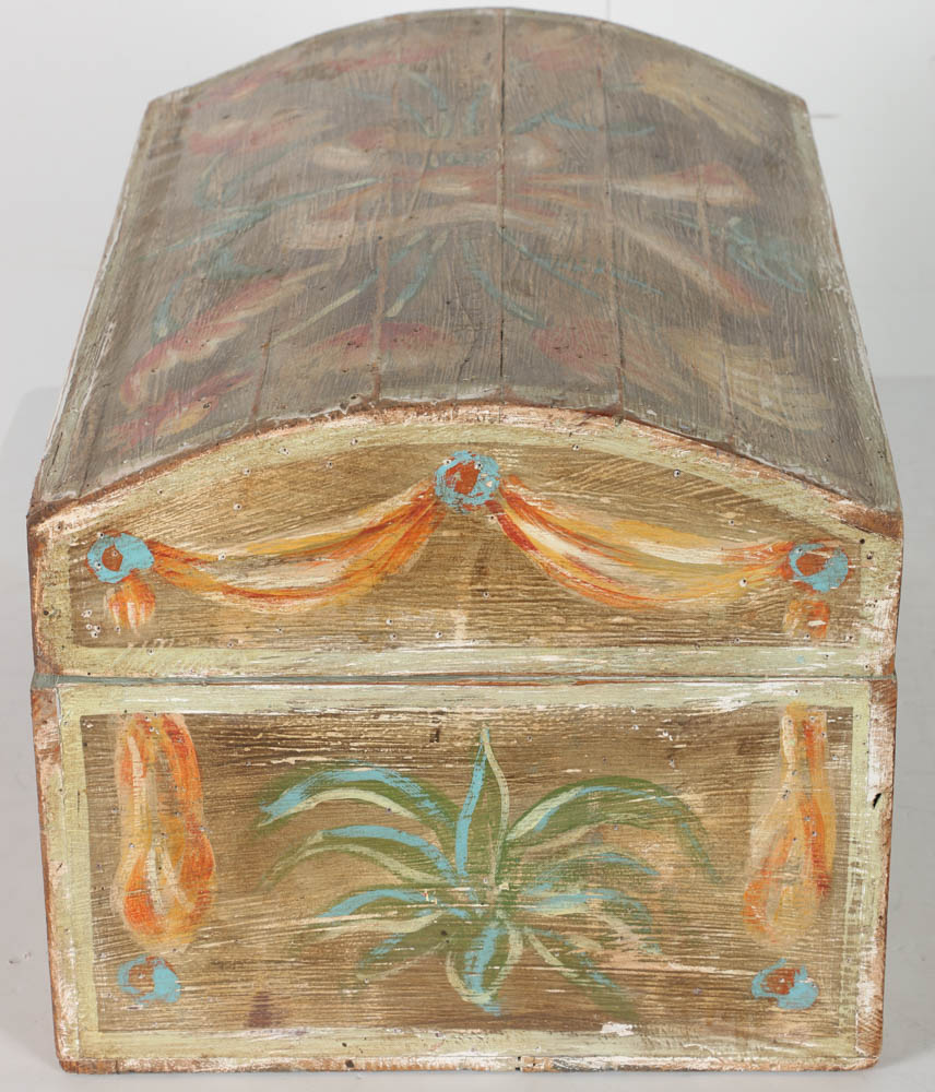 Jacques Lamy Wooden Box with Floral Design