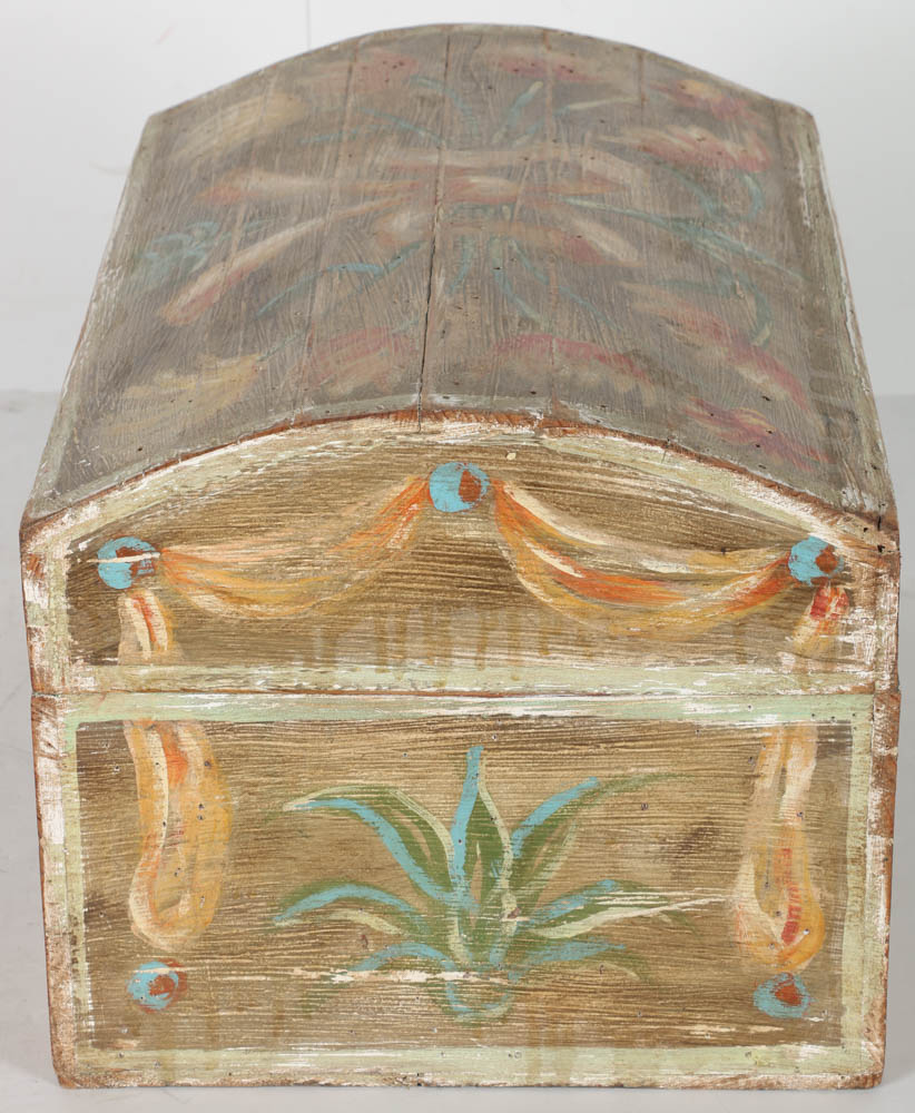 Jacques Lamy Wooden Box with Floral Design
