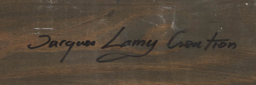 Jacques Lamy Wooden Box with Floral Design