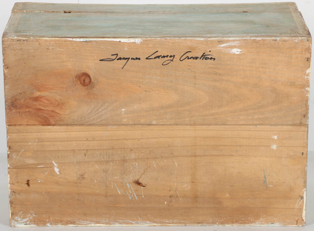 Jacques Lamy Wooden Box with Bird Design