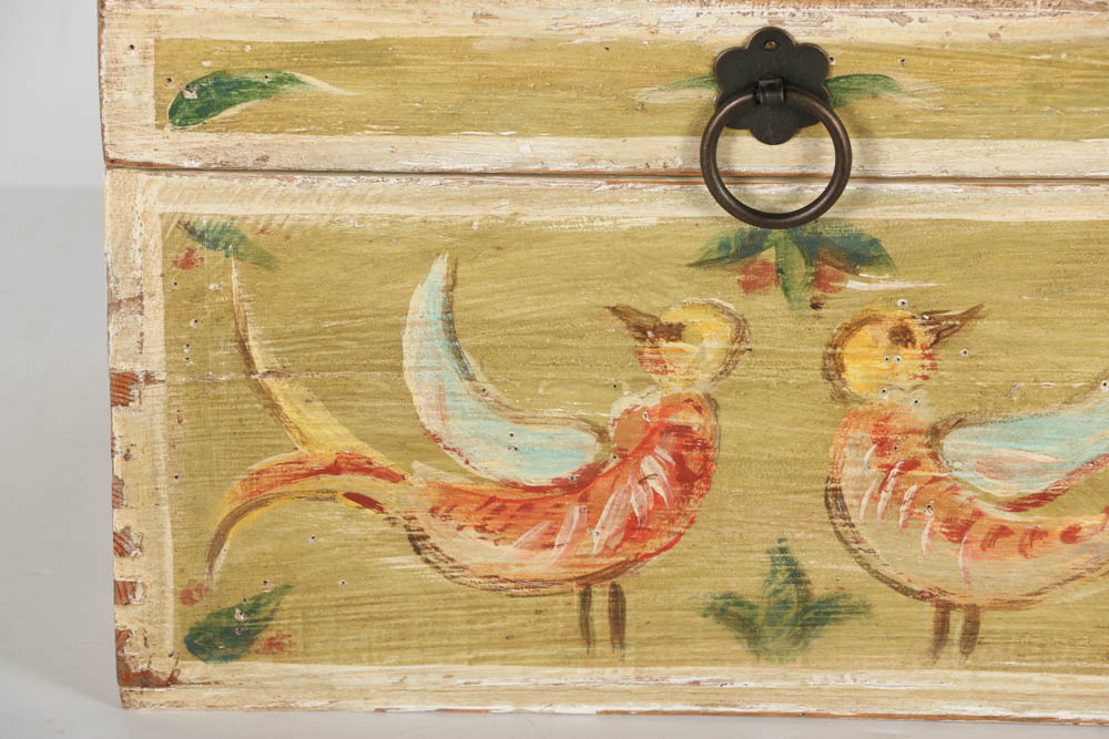 Jacques Lamy Wooden Box with Bird Design
