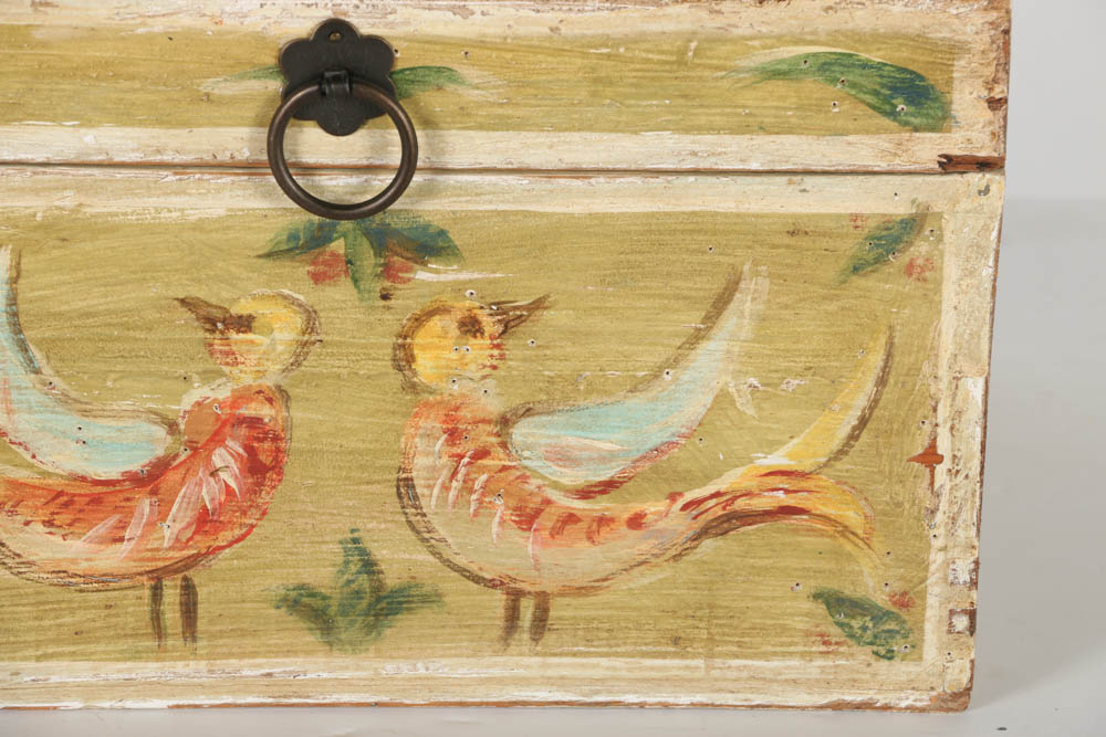 Jacques Lamy Wooden Box with Bird Design