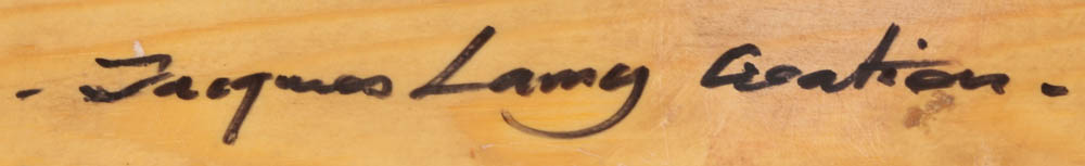 Jacques Lamy Wooden Box with Bird Design