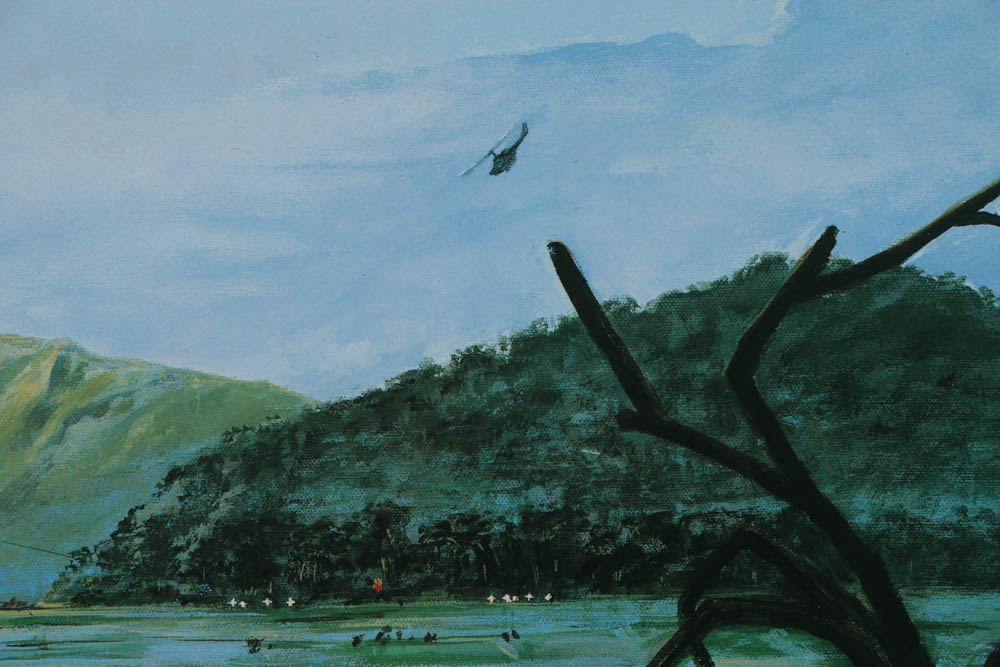 Collection of Jacques Lamy Offset Lithographs on Paper of War Scenes