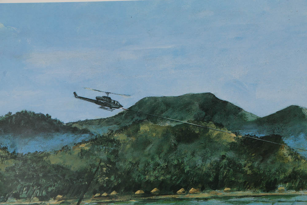 Collection of Jacques Lamy Offset Lithographs on Paper of War Scenes