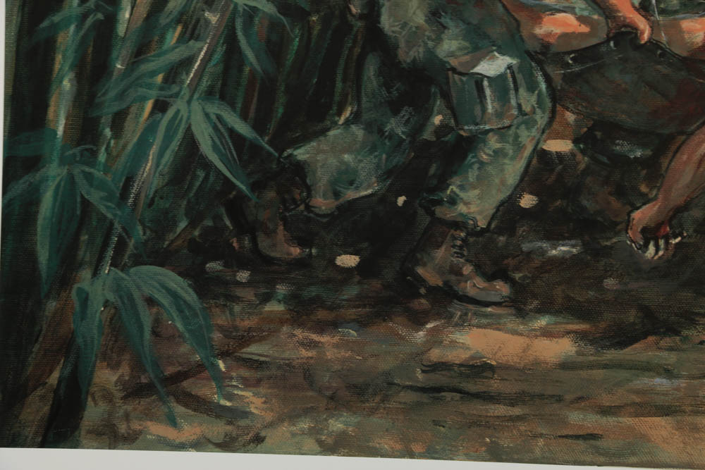 Collection of Jacques Lamy Offset Lithographs on Paper of War Scenes