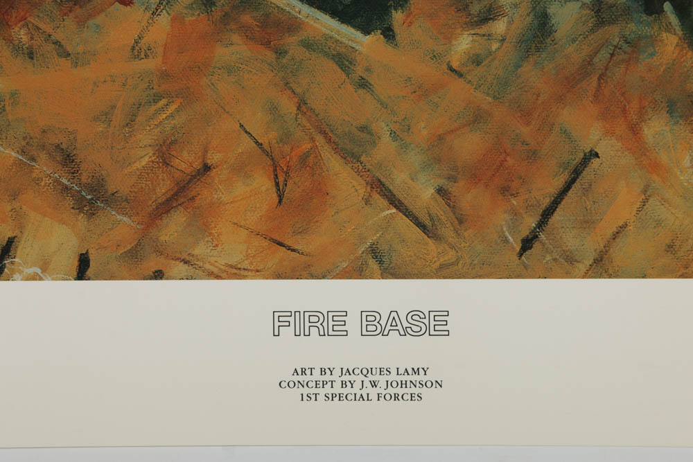 Collection of Jacques Lamy Offset Lithographs on Paper of War Scenes