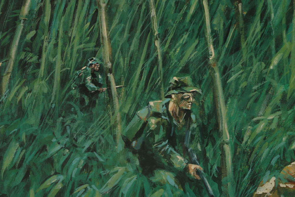 Collection of Jacques Lamy Offset Lithographs on Paper of War Scenes