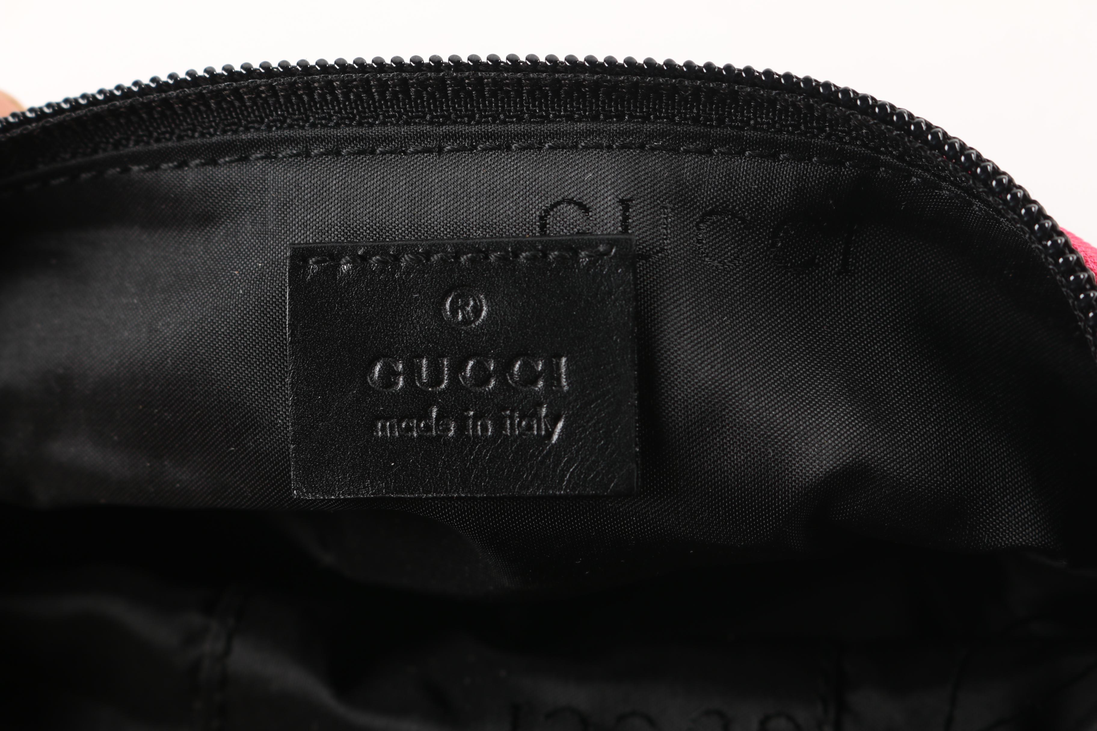 Gucci Floral Print Canvas Travel Bag