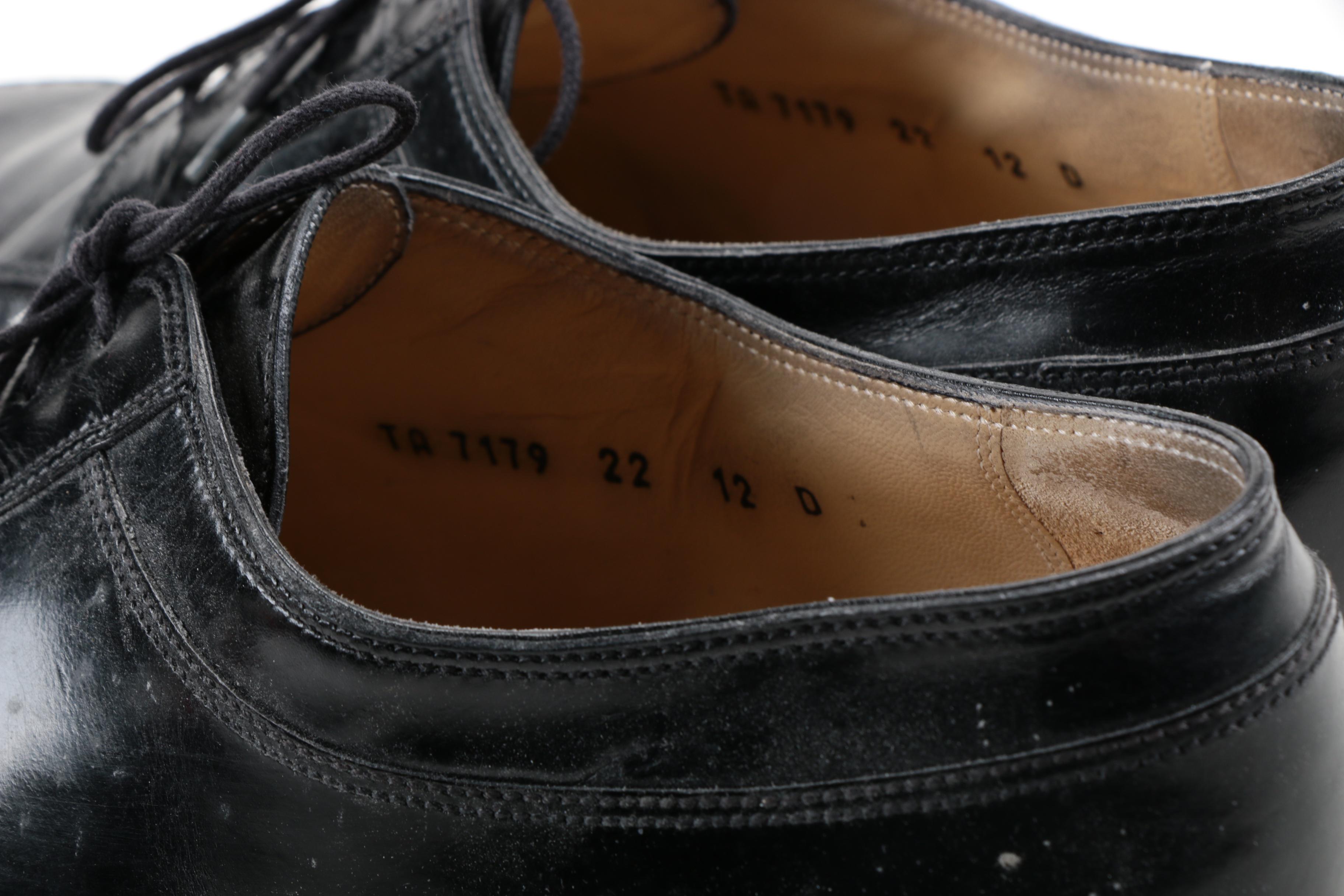 Men's Salvatore Ferragamo Black Dress Shoes