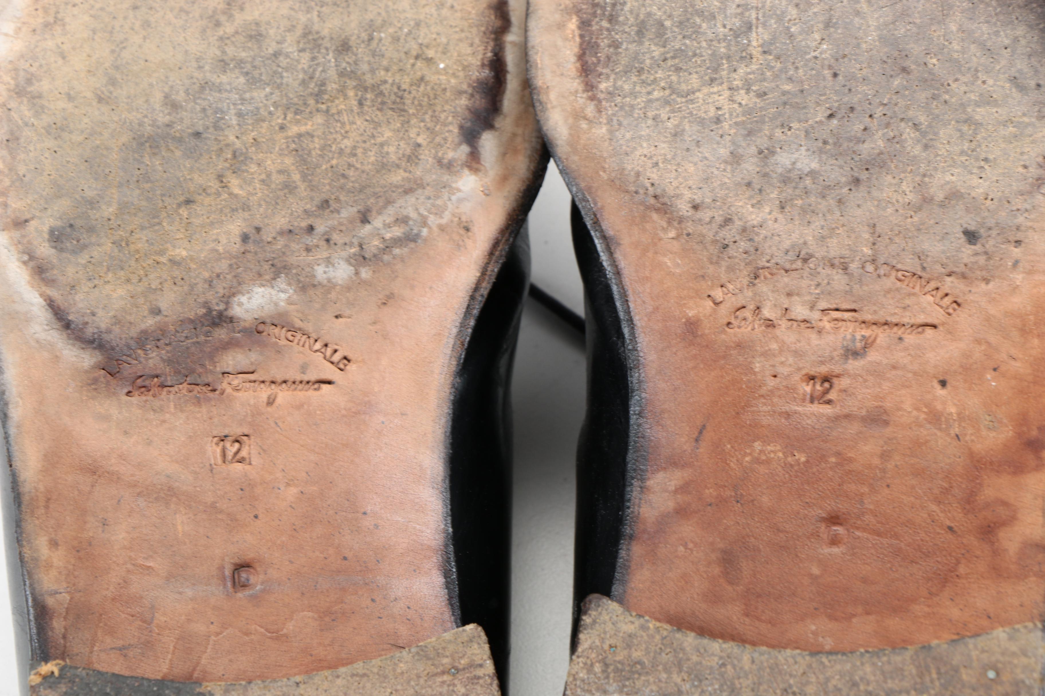 Men's Salvatore Ferragamo Black Dress Shoes