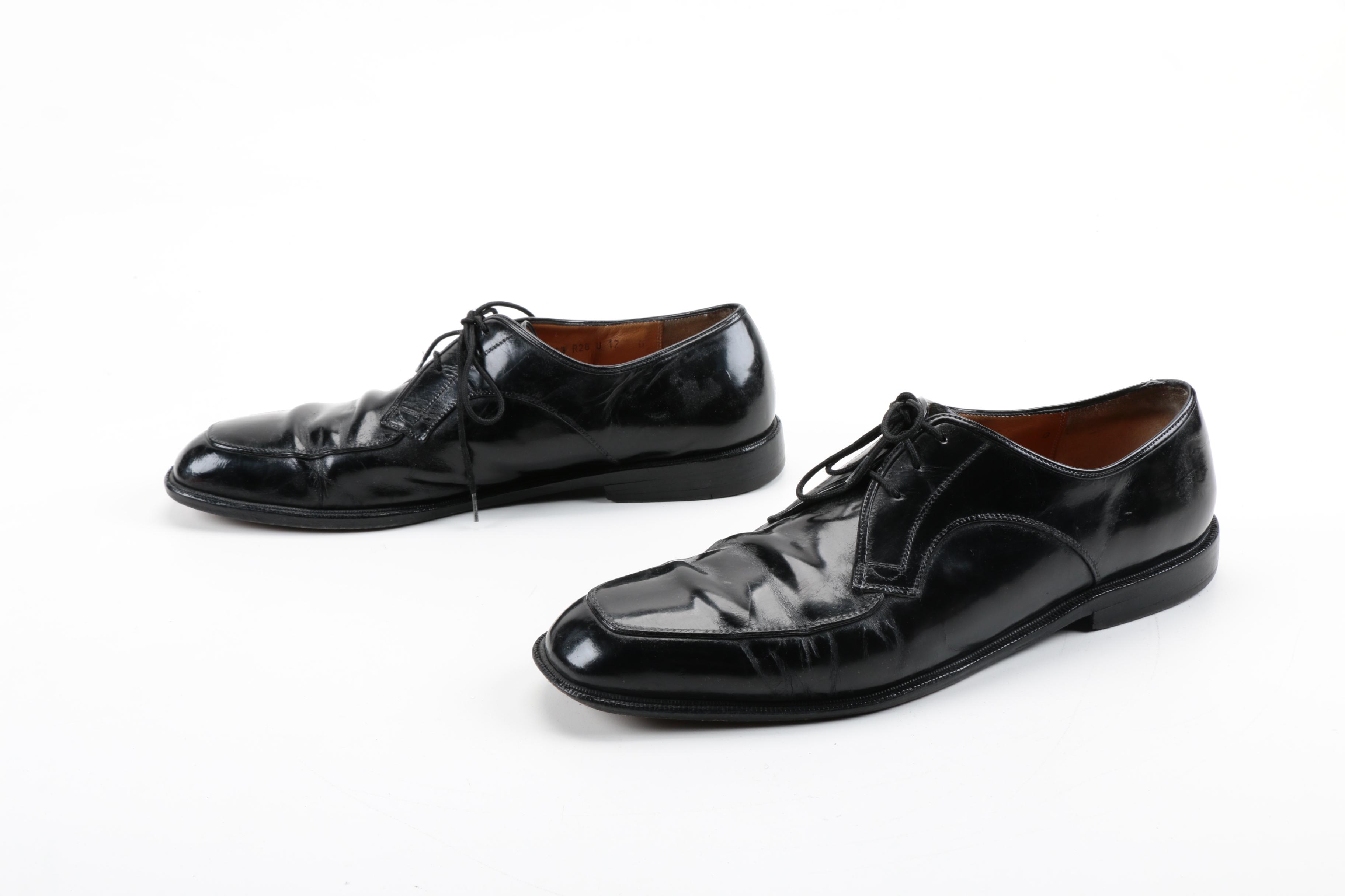 Men's Salvatore Ferragamo Black Dress Shoes