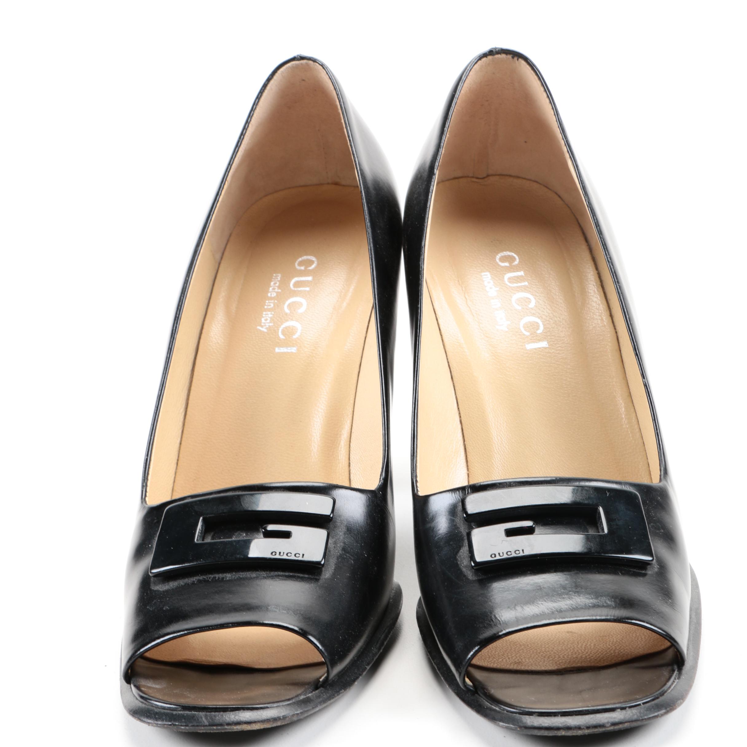 Gucci Open-Toe Pumps