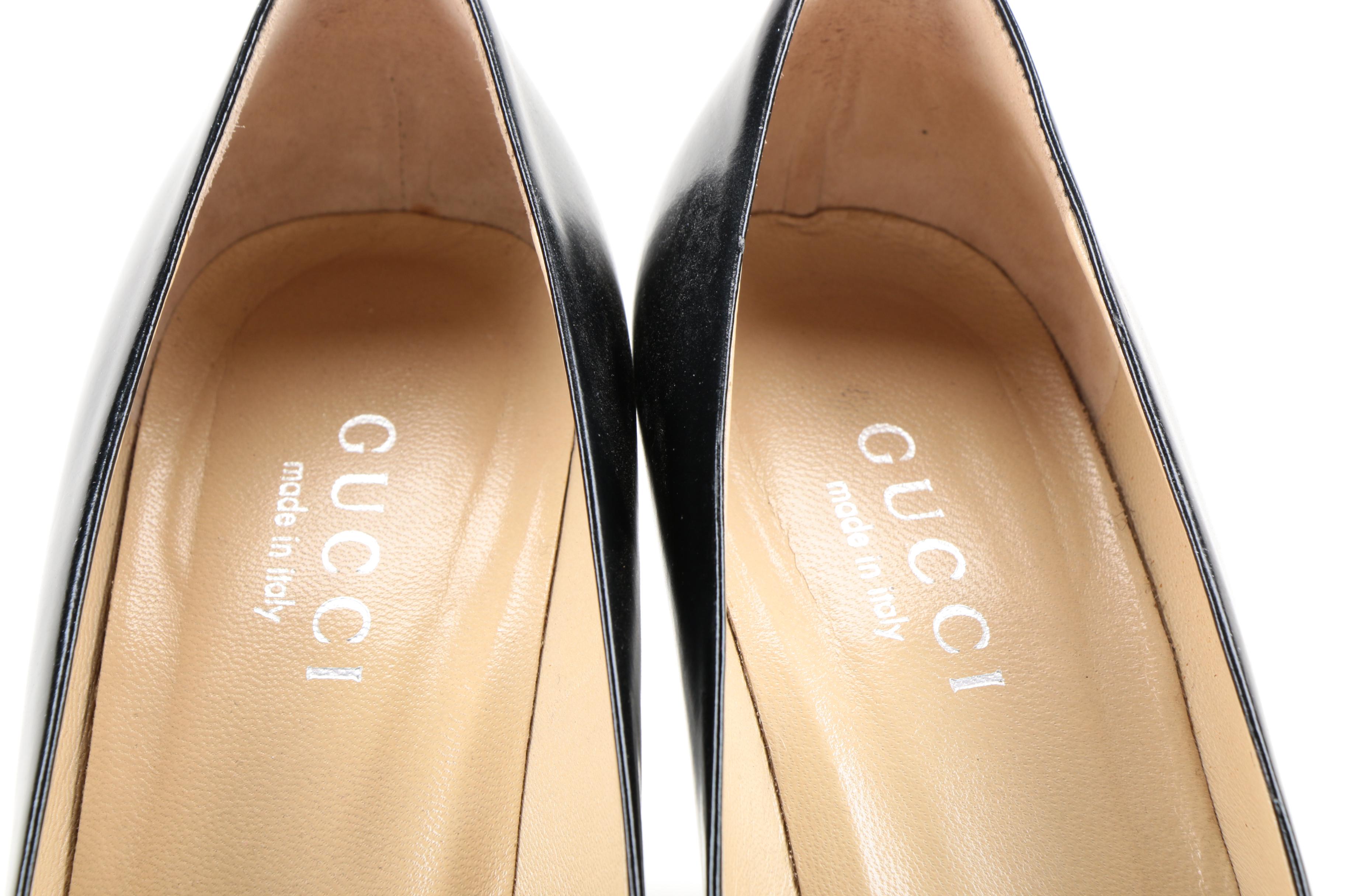 Gucci Open-Toe Pumps