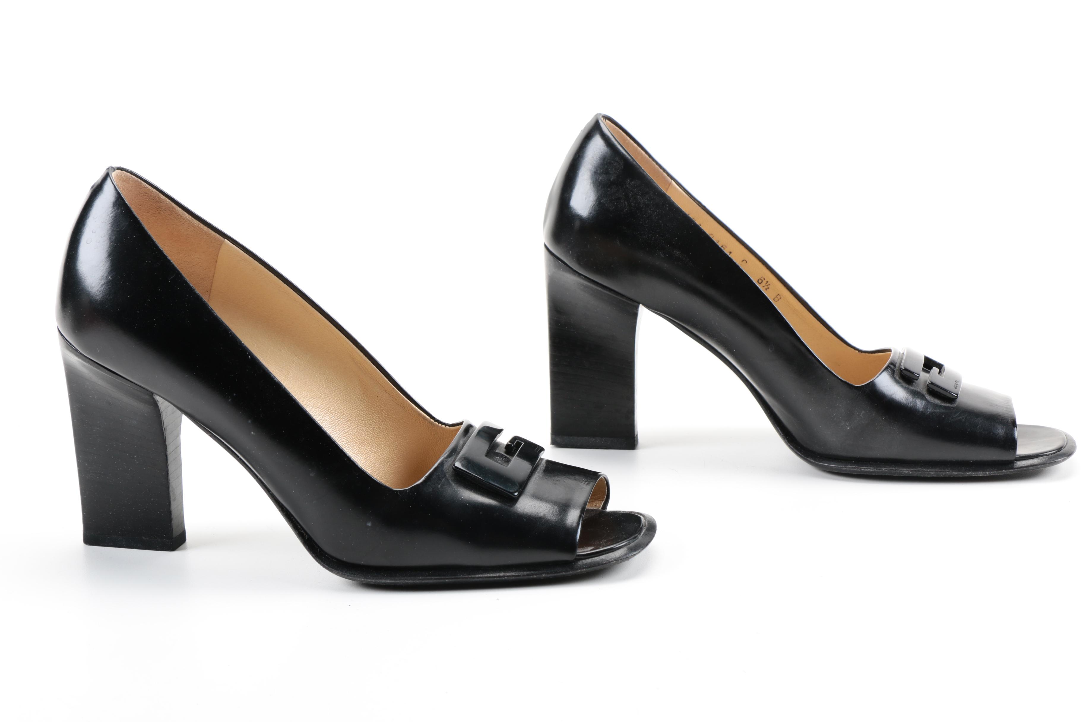 Gucci Open-Toe Pumps