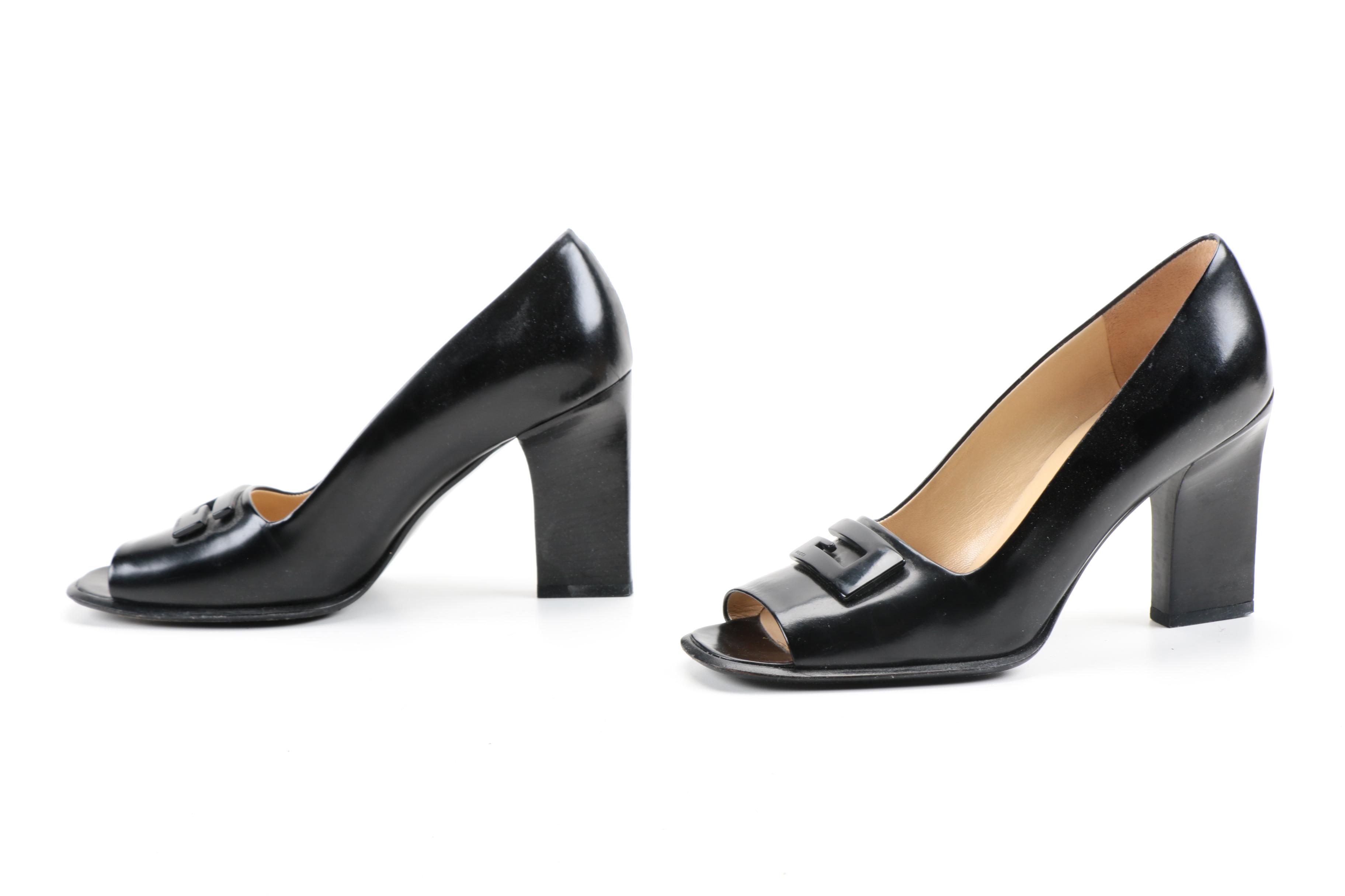 Gucci Open-Toe Pumps