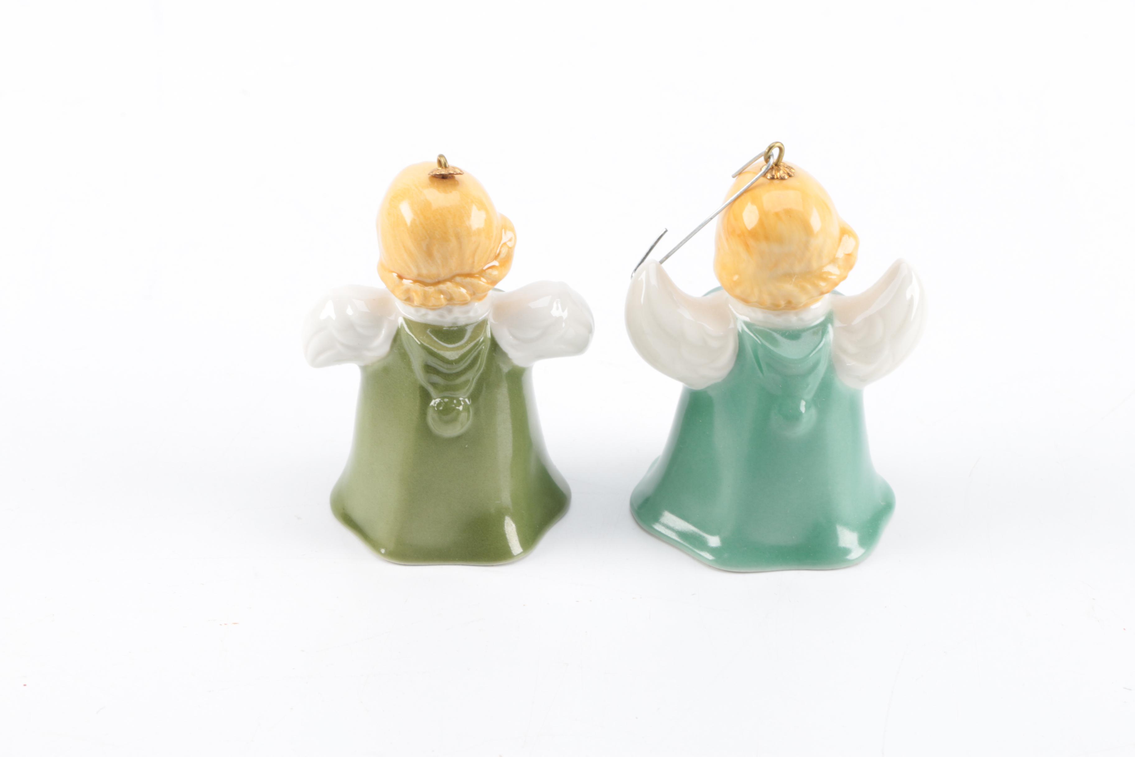Vintage Goebel "Angel Bell" Christmas Tree Ornaments