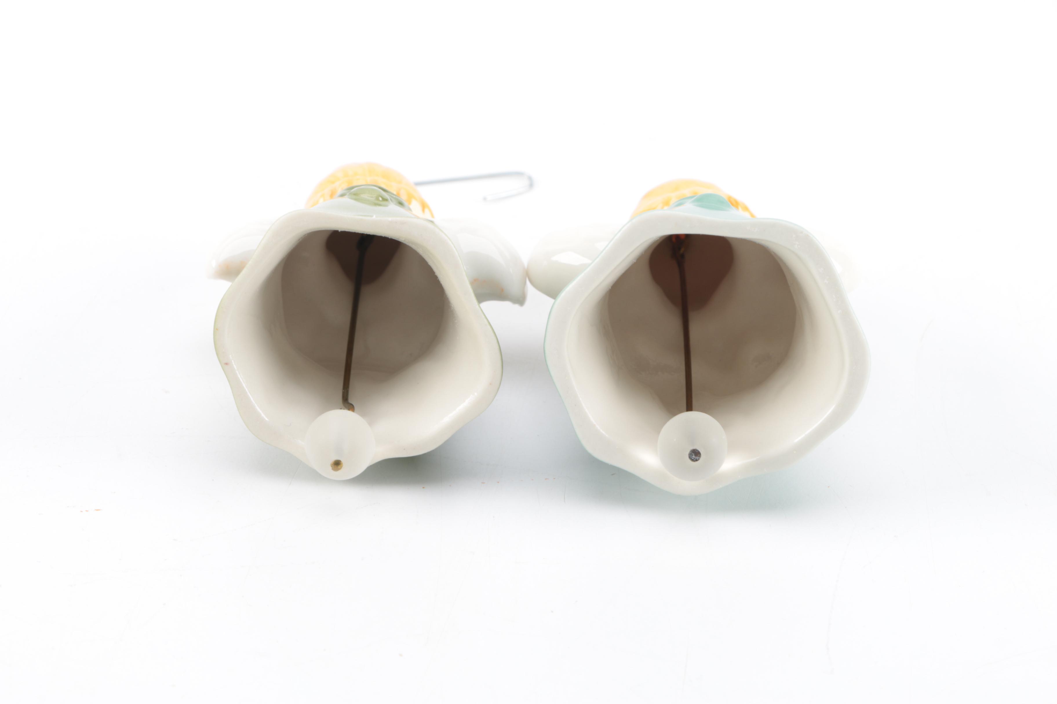 Vintage Goebel "Angel Bell" Christmas Tree Ornaments