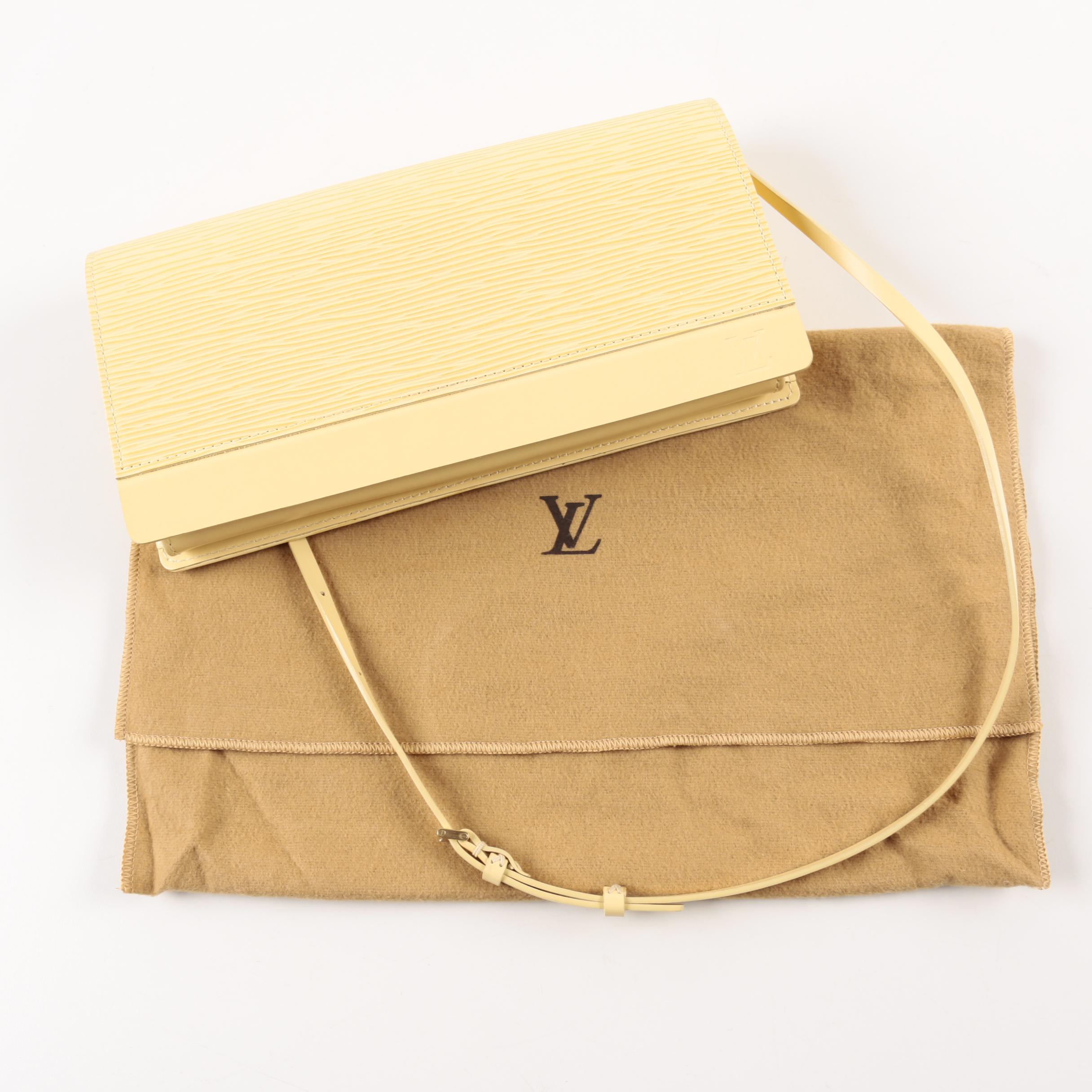 Louis Vuitton Vanilla Epi Leather Honfleur Clutch Bag