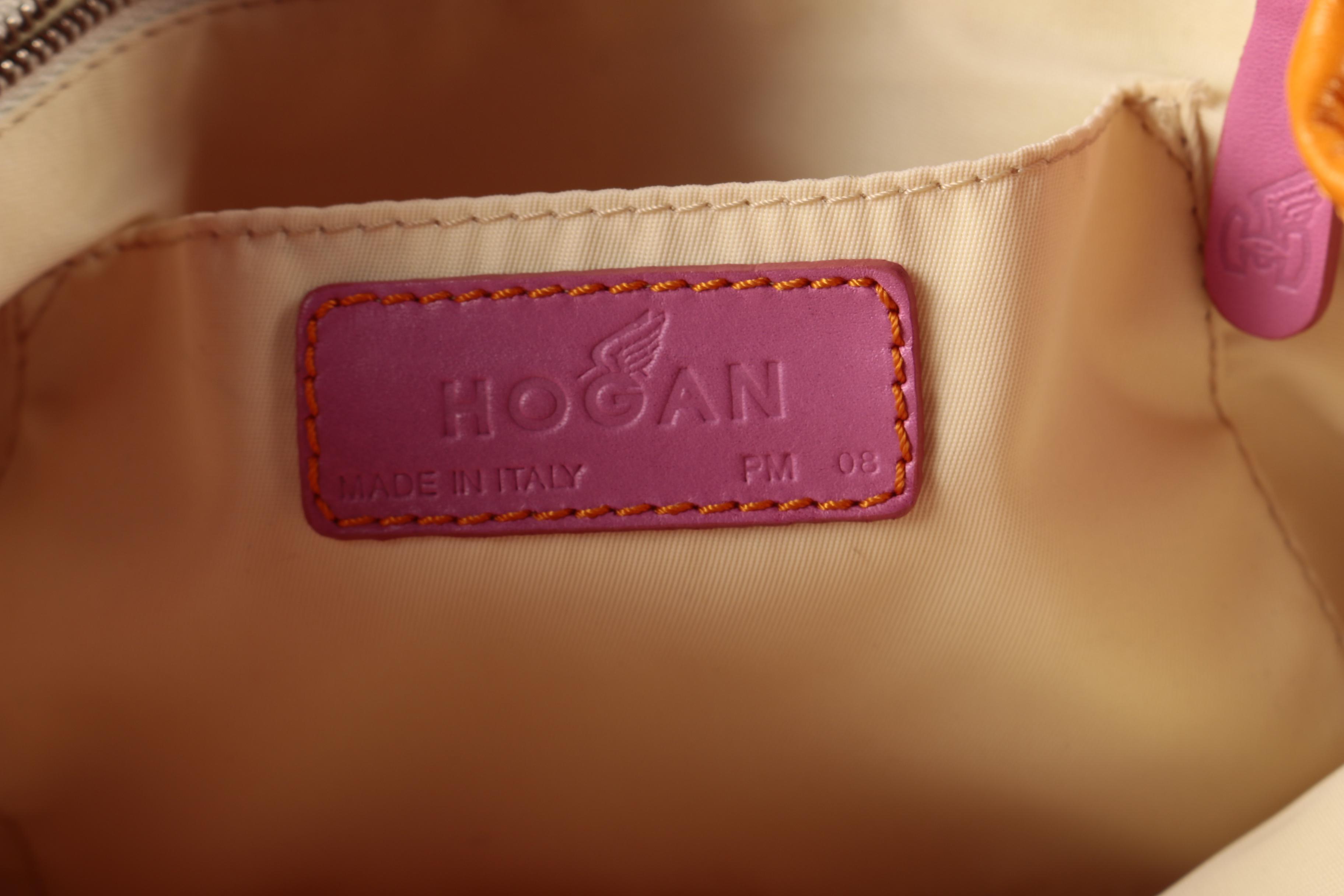 2008 Hogan Multicolor Suede Handbag