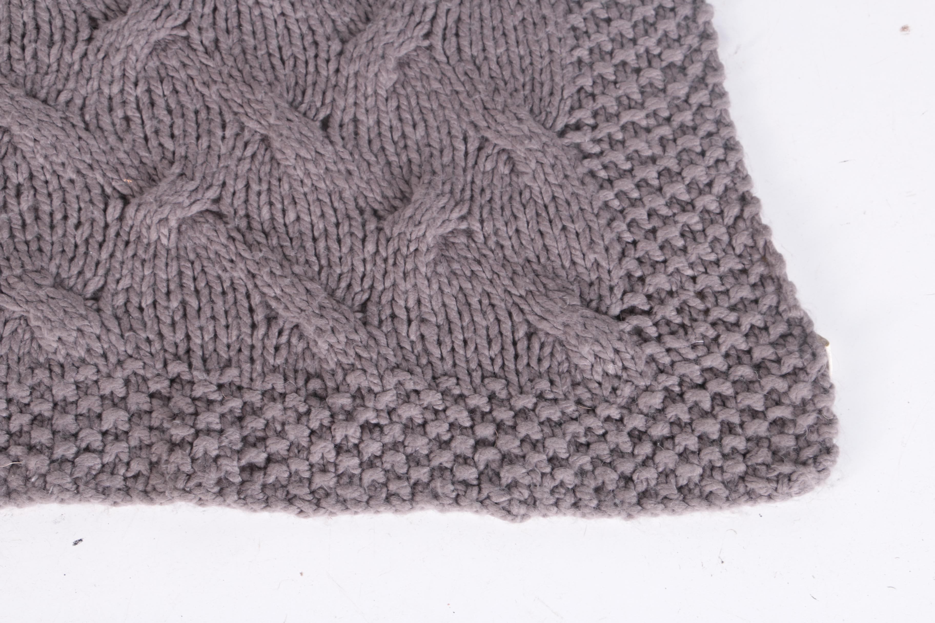 Pom Pom at Home Knitted Throw