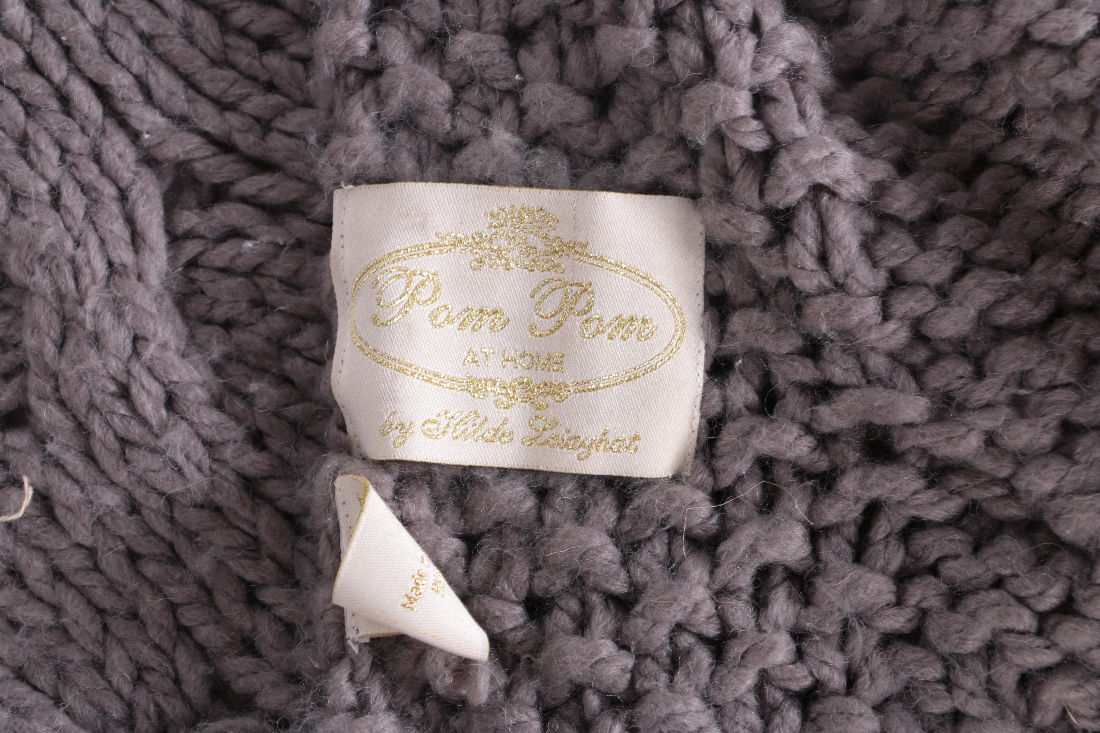 Pom Pom at Home Knitted Throw